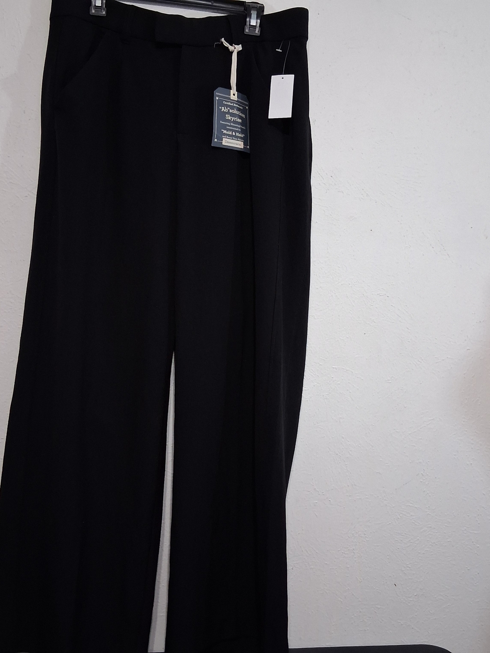 Democracy Skyrise Black Wide-Leg Womens Pants